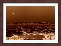 Framed View from the Edge of the Southern Polar Cap of Mars
