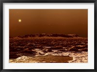 Framed View from the Edge of the Southern Polar Cap of Mars