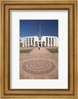 Framed Australia, ACT, Canberra, Tile, Parliament House Building