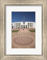 Framed Australia, ACT, Canberra, Tile, Parliament House Building