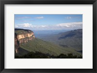 Framed Australia, Blue Mtns, Kings Tableland, Jamison Valley