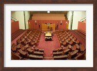 Framed Australia, Canberra, Parliament House, Capital Hill