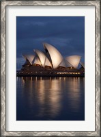 Framed Australia, New South Wales, Sydney Opera House Silhouette