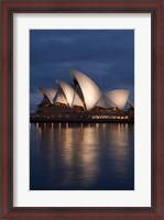 Framed Australia, New South Wales, Sydney Opera House Silhouette