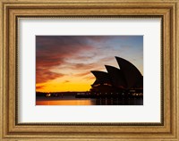 Framed Australia, New South Wales, Sydney Opera House at Dawn
