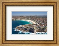Framed Australia, New South Wales, Sydney, Bondi Beach - aerial