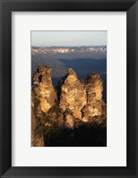 Framed Australia, New South Wales, Three sisters, rock formation