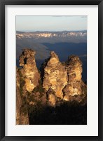 Framed Australia, New South Wales, Three sisters, rock formation
