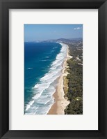 Framed Australia, Queensland, Sunshine Beach coastline