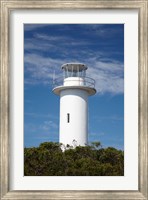 Framed Cape Tourville Lighthouse, Freycinet NP, Australia