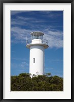 Framed Cape Tourville Lighthouse, Freycinet NP, Australia
