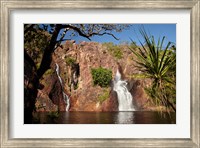 Framed Cascade of Wangi Falls, Litchfield National Park, Northern Territory, Australia