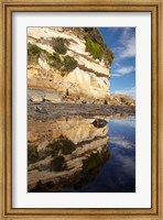 Framed Cliffs of Fossil Bluff, Wynyard, NW Tasmania, Australia