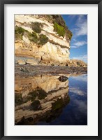 Framed Cliffs of Fossil Bluff, Wynyard, NW Tasmania, Australia