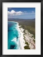 Framed Friendly Beaches Coastline, Freycinet NP, Australia