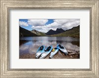 Framed Kayaks, Cradle Mountain and Dove Lake, Western Tasmania, Australia