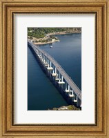 Framed Tasman Bridge, River Derwent, Tasmania, Australia