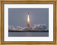 Framed Launch of Space Shuttle Atlantis