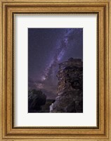 Framed Rocky Hoodoo Against the Milky Way, Oklahoma