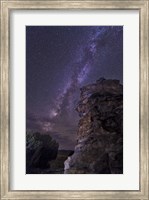 Framed Rocky Hoodoo Against the Milky Way, Oklahoma