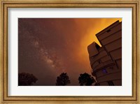 Framed Milky Way Appears through Smoke over the McDonald Observatory