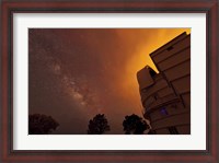 Framed Milky Way Appears through Smoke over the McDonald Observatory
