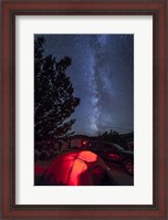 Framed Milky Way Sets Behind a Glowing Tent, Oklahoma
