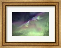Framed Aurora Borealis and Big Dipper Burst, Canada