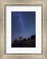 Framed Milky Way Rises Over Kenton, Oklahoma