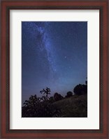 Framed Milky Way Rises Over Kenton, Oklahoma
