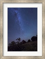 Framed Milky Way Rises Over Kenton, Oklahoma