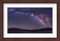 Framed Milky Way Rises the McDonald Observatory near Fort Davis, Texas