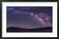 Framed Milky Way Rises the McDonald Observatory near Fort Davis, Texas