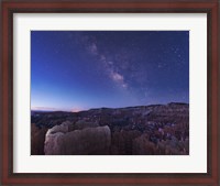 Framed Milky Way over the Needle Rock Formations of Bryce Canyon, Utah