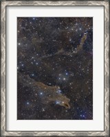 Framed Dusty Nebulae in Cepheus Constellation