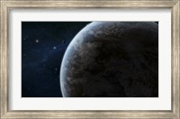 Framed Earth-like Planet in the Middle of a Calm Area of Space