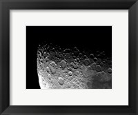 Framed Lunar Craters Clavius, Moretus, and Maginus