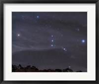 Framed Orion Constellation Rises