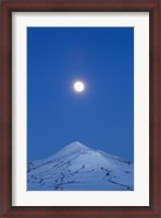 Framed Full Moon over Ogilvie Mountains, Canada (vertical)