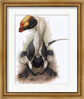 Framed Dilophosaurus
