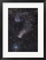 Framed Question Mark Nebula in Orion