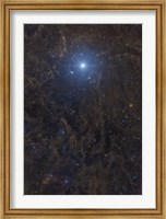 Framed Polaris Surrounded by Molecular Clouds