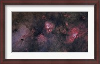 Framed Sagittarius Region of Milky Way Galaxy