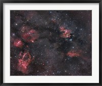 Framed Nebulosity in the Cepheus Constellation