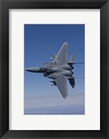 Framed F-15 Eagle Conducts Air-to-Air Training over Oregon