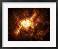 Framed Nebula Surrounded by Stars