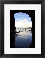 Framed Cathedral Cave, Catlins Coast, South Island, New Zealand