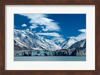 Framed Tasman Glacier Terminal Lake, South Island, New Zealand