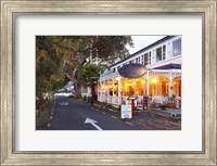 Framed Historic Duke of Marlborough Hotel, Russell, Bay of Islands, Northland, New Zealand