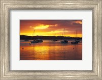 Framed Sunset, Russell, Bay of Islands, Northland, New Zealand